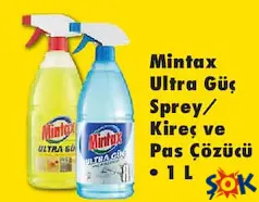 MİNTAX ULTRA GÜÇ SPREY/KİREÇ VE PAS ÇÖZÜCÜ 1 L MİNTAX ULTRA GÜÇ SPREY/KİREÇ VE PAS ÇÖZÜCÜ 1 L